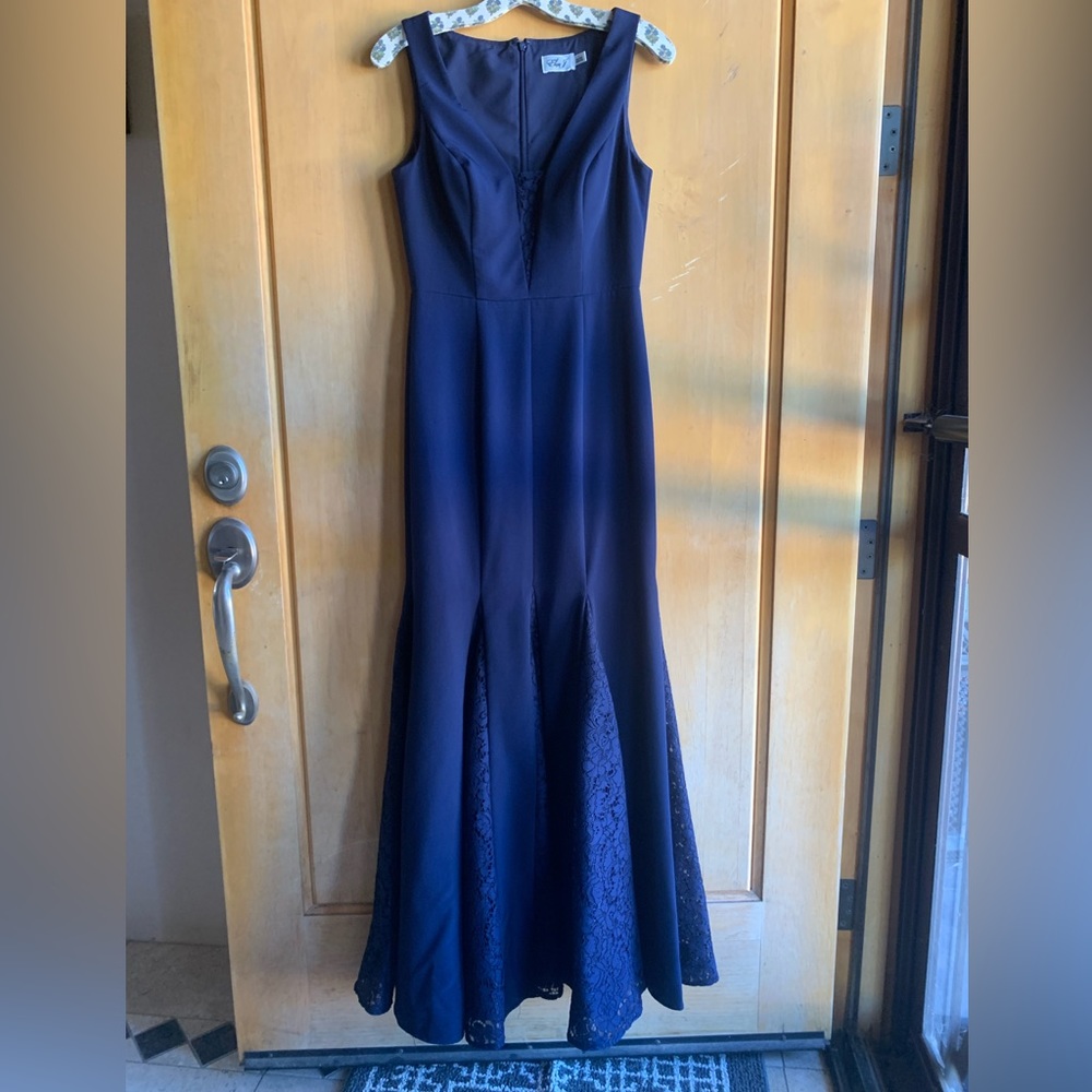 Eliza J Mermaid Dress Navy Size 6